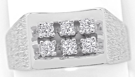 Foto 2 - Edler Diamant-Ring mit 0,40ct Brillanten 14K Weißgold, S3000