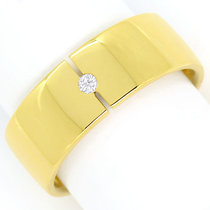 Foto 2 - Diamant-Ring Fuge von Niessing 0,03ct Brillant Gelbgold, S9748