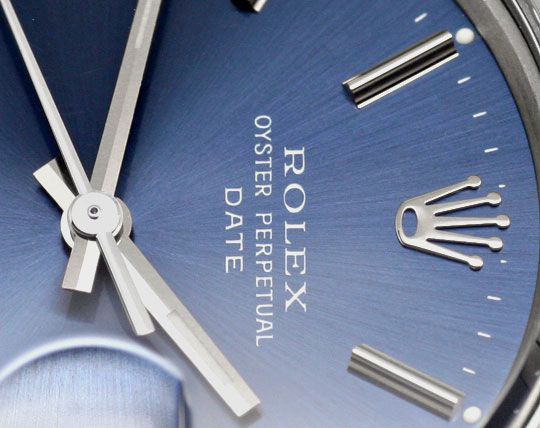 Foto 3 - Rolex Date Oyster Perpetual Chronometer Herrenuhr Stahl, U2005